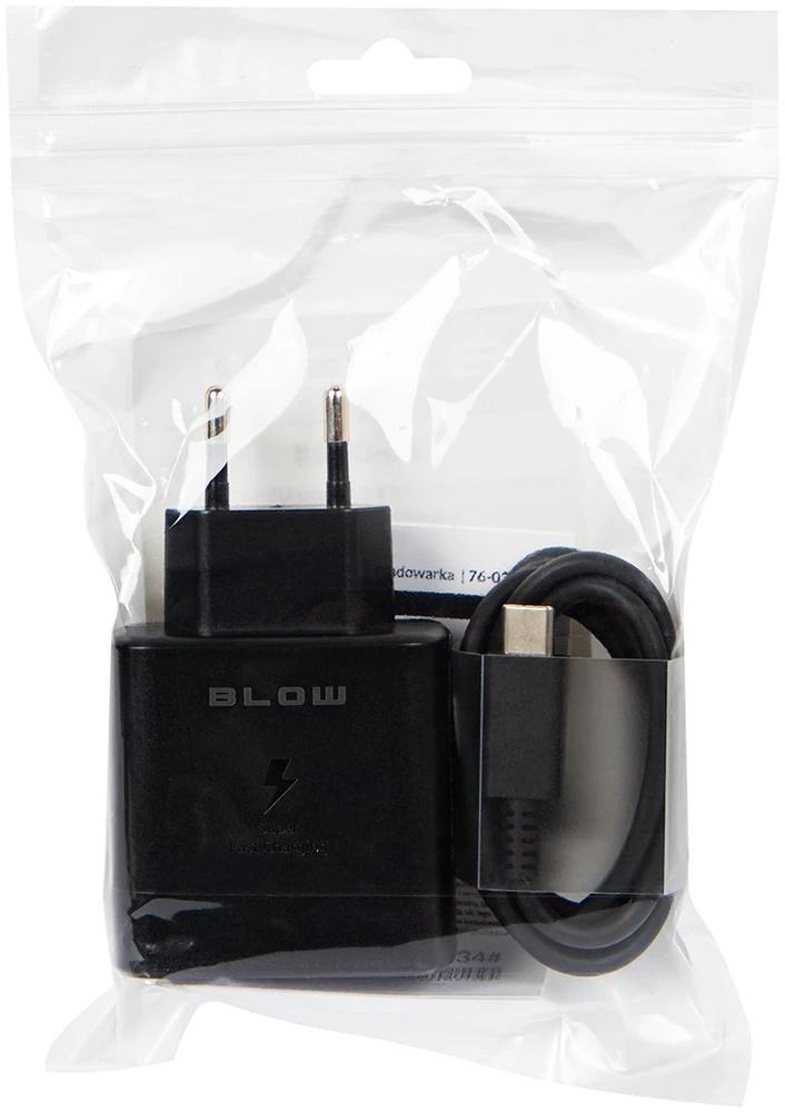 Blow Sieninis įkroviklis USB-C PD 45W lizdas + laidas