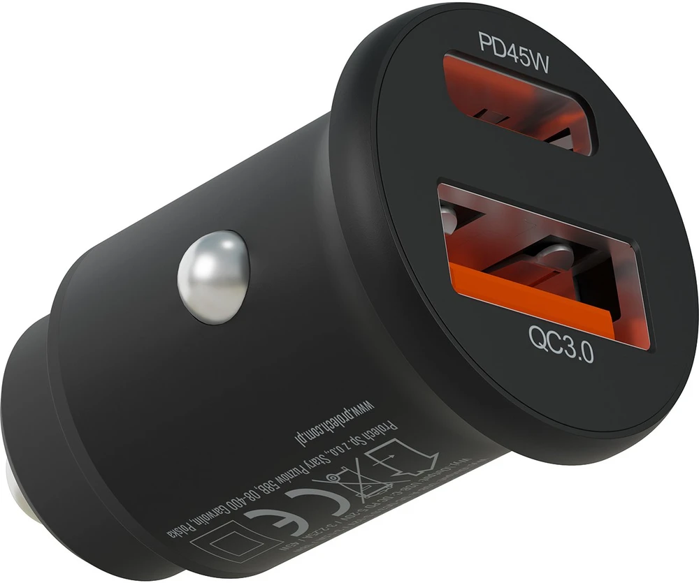 Blow Automobilinis įkroviklis 2x USB-A+USB-C 45W G50B