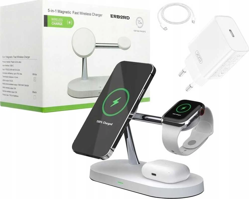 Blow 15W WCH-08 indukcinis tinklo įkroviklis, skirtas iPhone Apple Watch