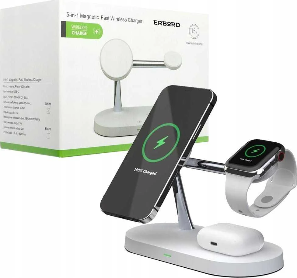 Blow 15W WCH-08 indukcinis tinklo įkroviklis, skirtas iPhone Apple Watch