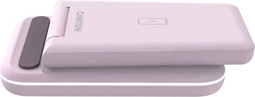 CANYON belaidis įkroviklis WS-304 15W 3in1 Iced Rožinė