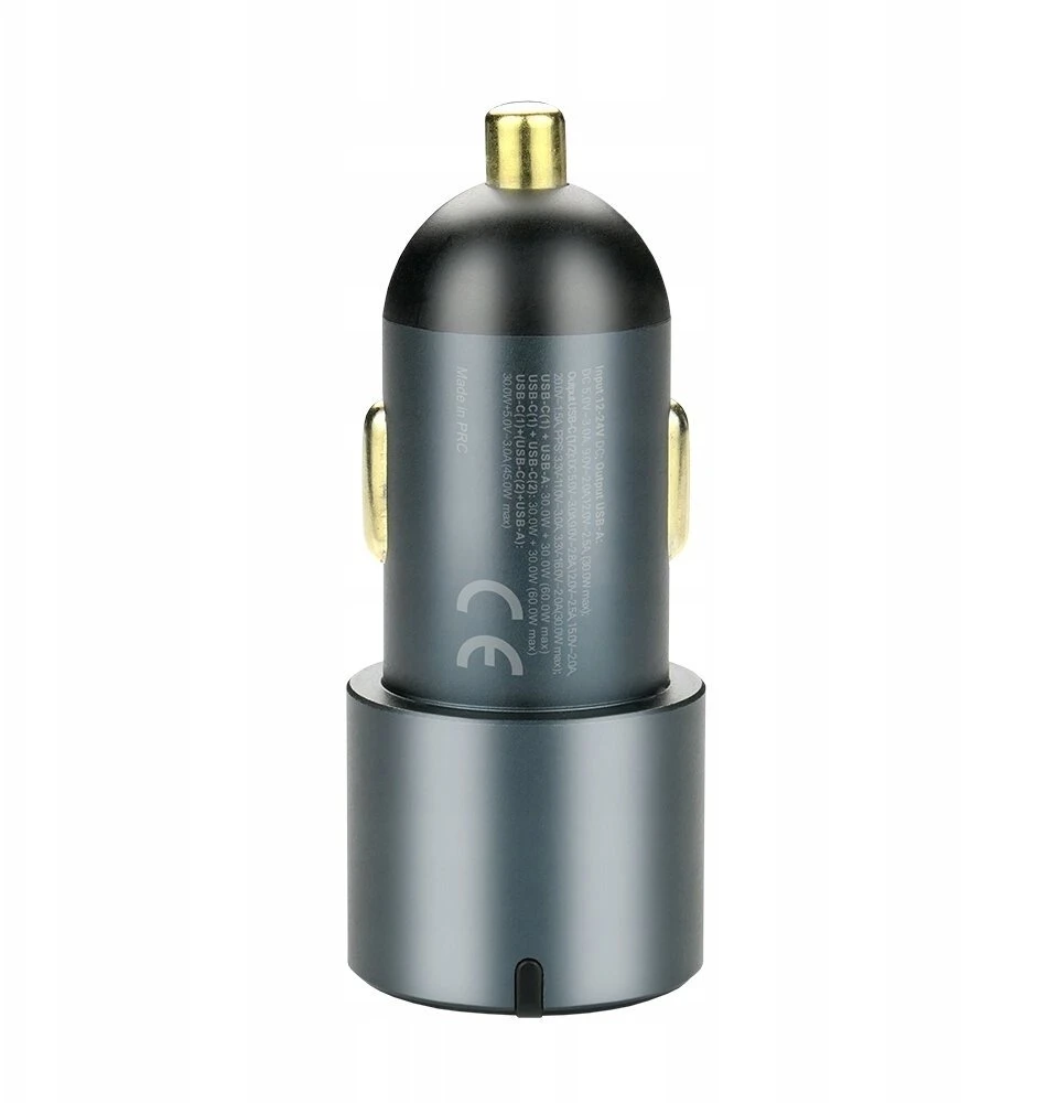 Automobilinis įkroviklis everActive CC-40Q USB QC3.0 + 2x USB-C PD 60W