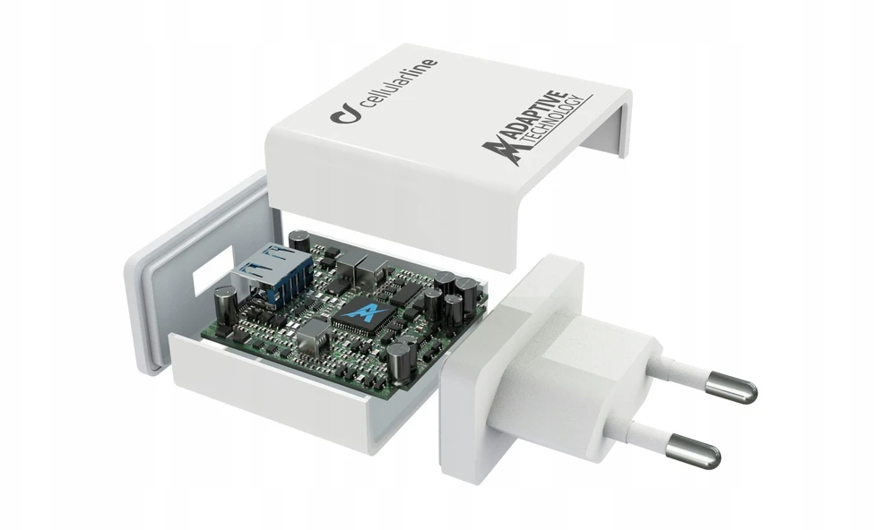 Cellular Line Szybka kroviklis Cellularline su kablem Micro-USB do adaptacyjnego ładowania Samsung Galaxy S7