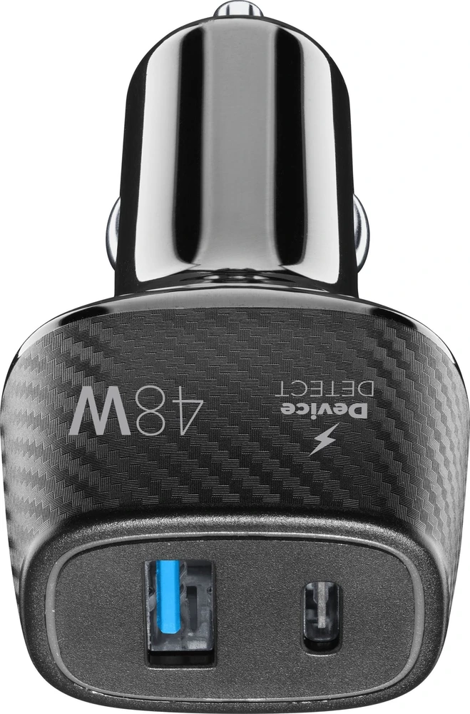Įkroviklis Cellular Line Cellularline USB automobilinis įkroviklis Multipower Ultra 30W Juodas