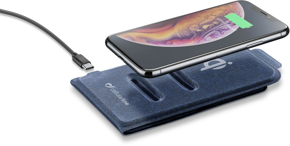 Cellular Line Bardzo cienki, składana, bezprzewodowa kroviklis Cellularline 10 W do urządzań Samsung