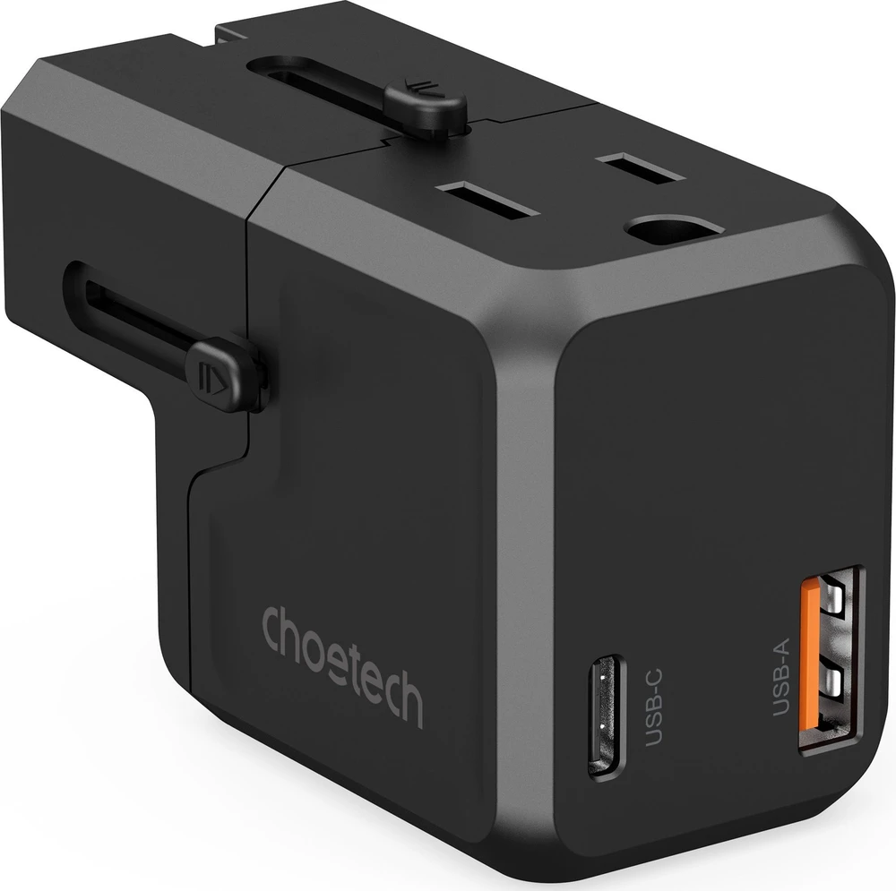 Choetech PD6038 1x USB-C 1x USB-A EU / JAV / JK / AU
