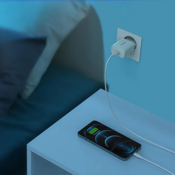 Choetech Q5004 EU USB-C tinklo įkroviklis, 20 W (baltas)