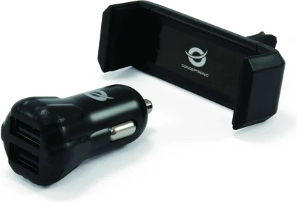 Įkroviklis Conceptronic 2x USB-A 2 A (CUSBCAR2AKIT)
