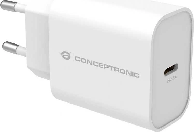 Įkroviklis Conceptronic CONCEPTRONIC Ladegerät 1Port 20W,USB-C PD baltas
