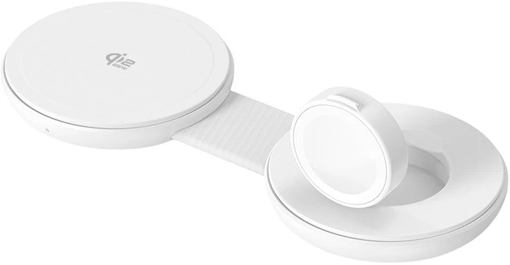 Carruzzo Conceptronic GORGON04W mobiliojo įrenginio kroviklis Išmanusis telefonas, Išmanusis laikrodis Balta AC Belaidis įkrovimas Vidaus