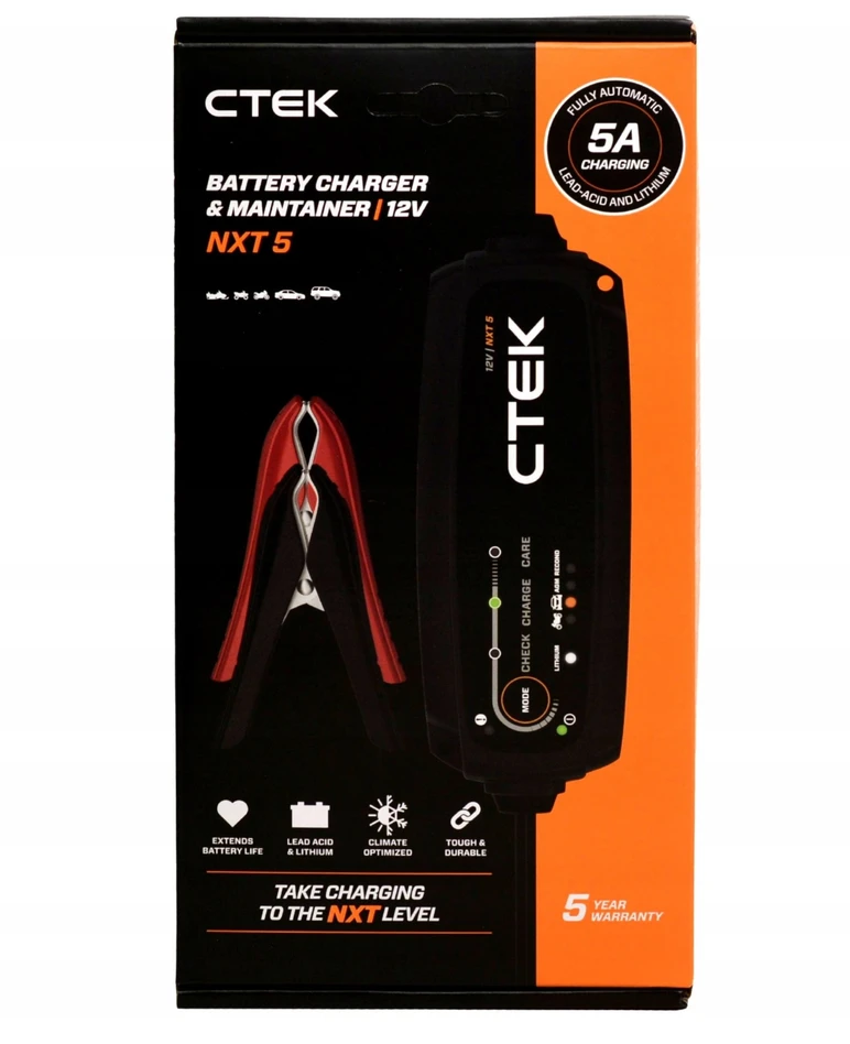 Ctek 12V 5A NXT 5 EU kroviklis