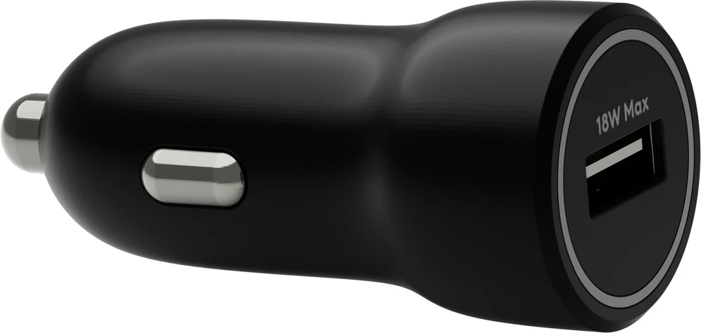 dbramante1928 įkroviklis - automobilinis įkroviklis USB-A 18W - Juodas, automatinis, cigarečių žiebtuvėlis, juodas