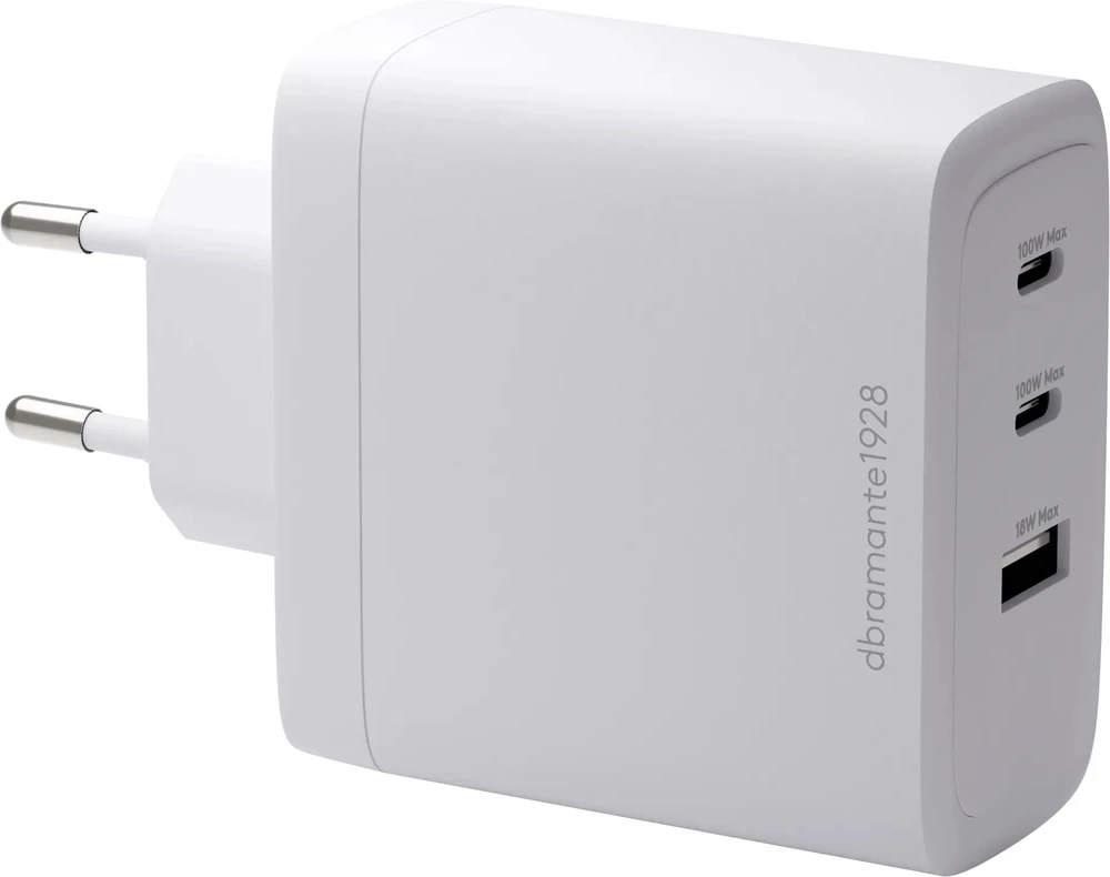 dbramante Įkroviklis D Bramante re-charge Maitinimo šaltinis 1 USB-A 2 USB-C 100 W (CI10EUBL7233)
