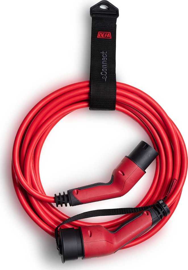 Įkroviklis Defa Kabelis ładujący eConnect Raudona Mode3 32A/3 fazy/Typ 2/7,5m