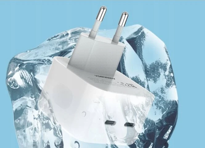 Įkroviklis DC20 2x USB-C 35W Baltas (35322)