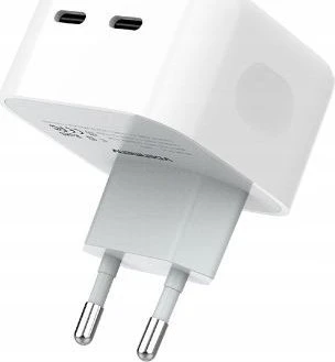Įkroviklis DC20 2x USB-C 35W Baltas (35322)