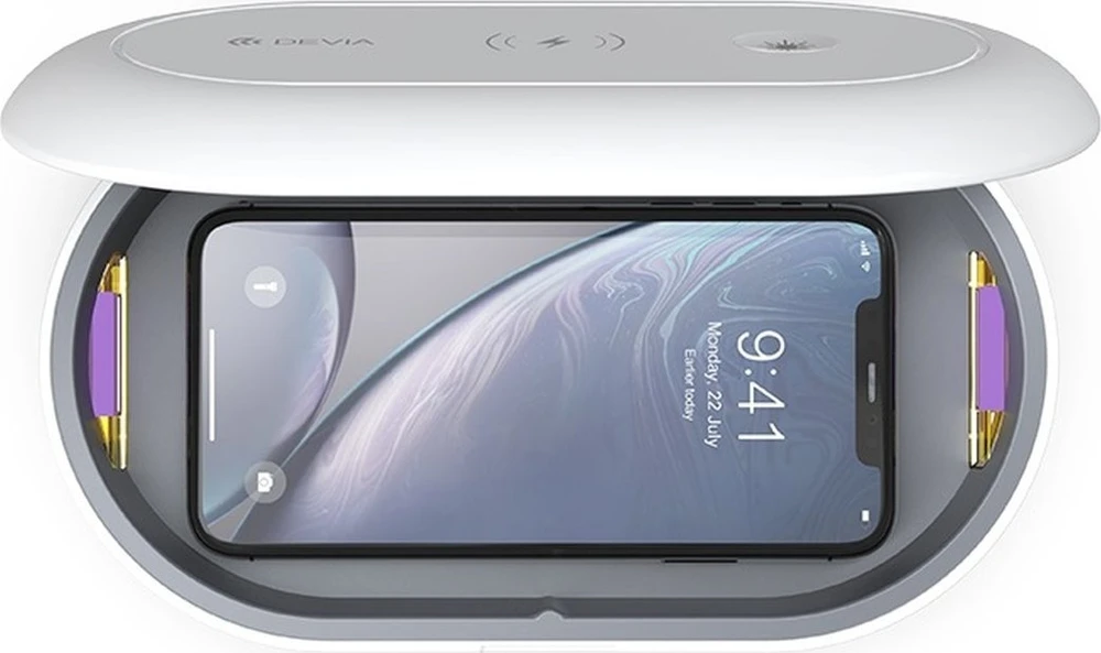 Devia Wireless Charging Dezinfekavimo dėžutė baltas
