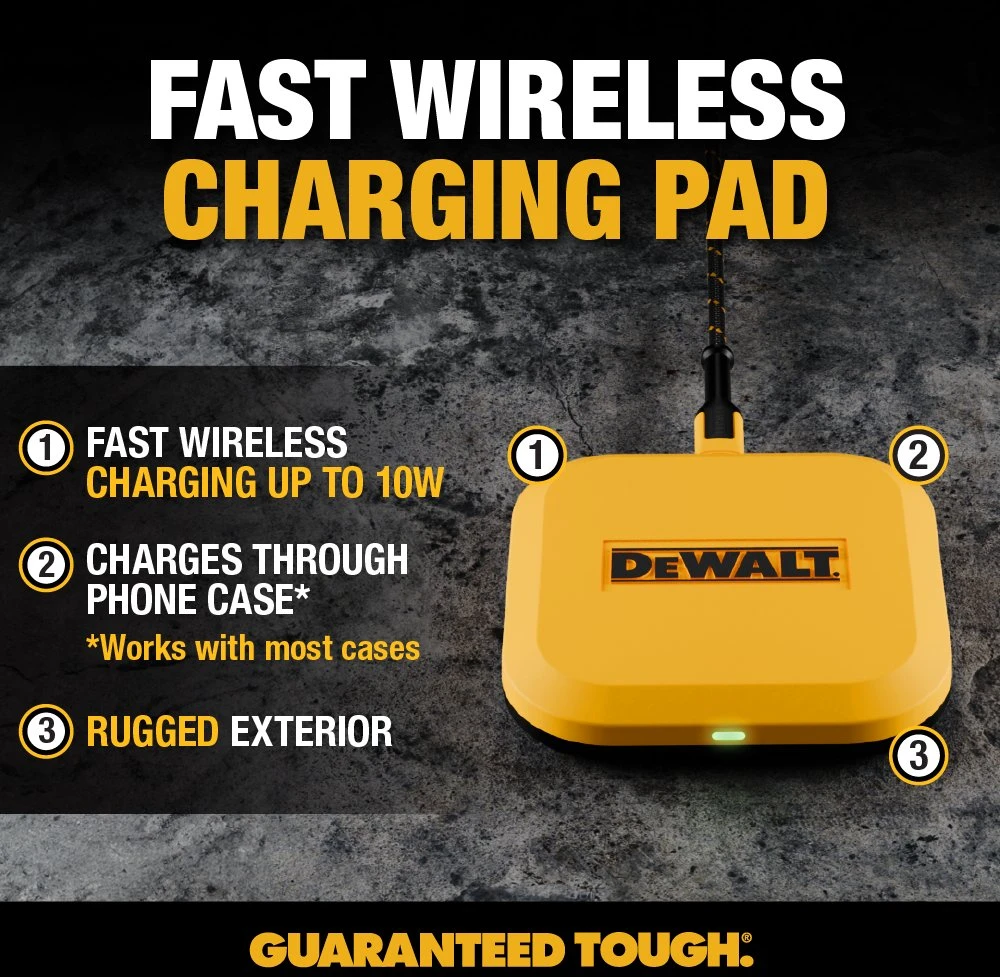 Įkroviklis Dewalt; 10 W; tinka krauti telefono baterijoms