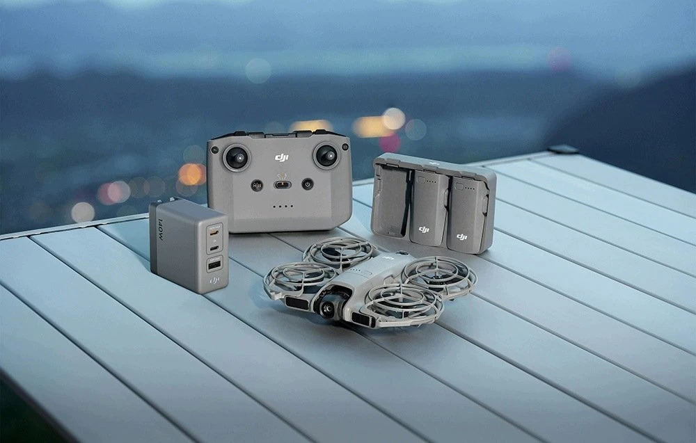 DJI Power Charging Combo 140W GaN Įkroviklis jungiama į tinklą
