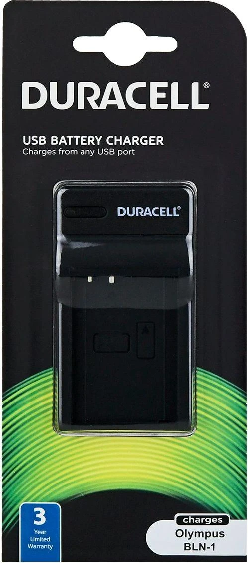 Duracell įkroviklis su USB laidu, skirtas Olympus BLN-1