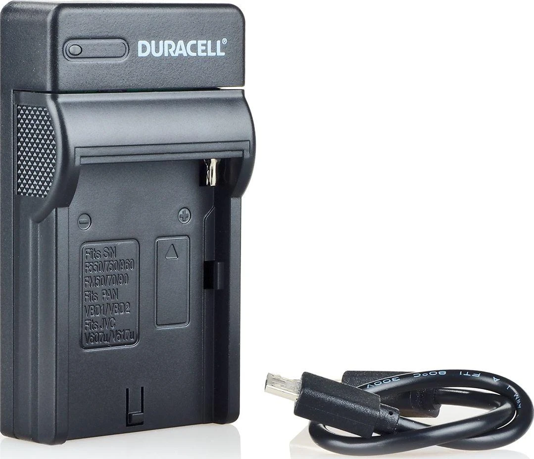 Duracell įkroviklis su USB laidu, skirtas DR9695/NP-FM500H