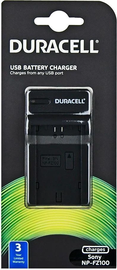 Duracell įkroviklis w. USB laidas, skirtas DRSFZ100/NP-FZ100