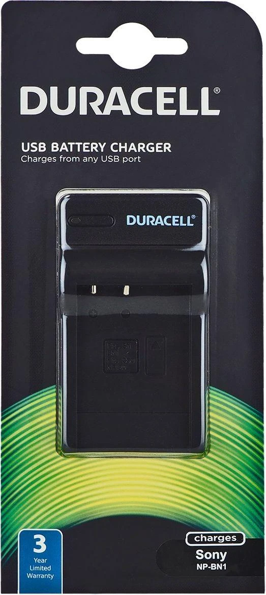 Duracell įkroviklis su USB laidu, skirtas DR9953/NP-BN1