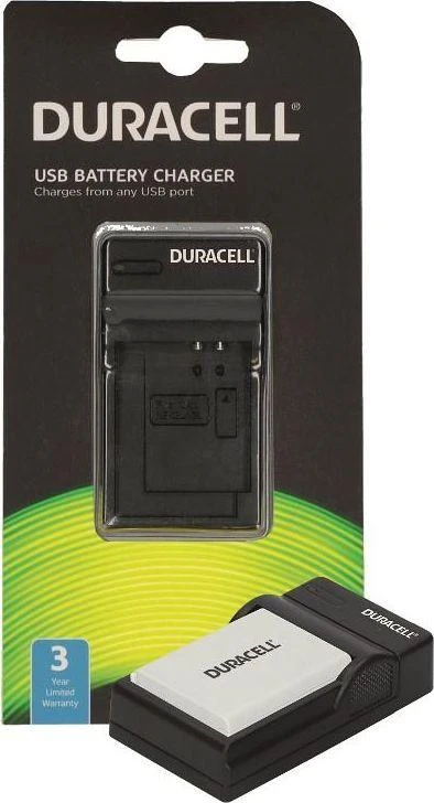 Duracell įkroviklis su USB laidu, skirtas DR9641/EN-EL5