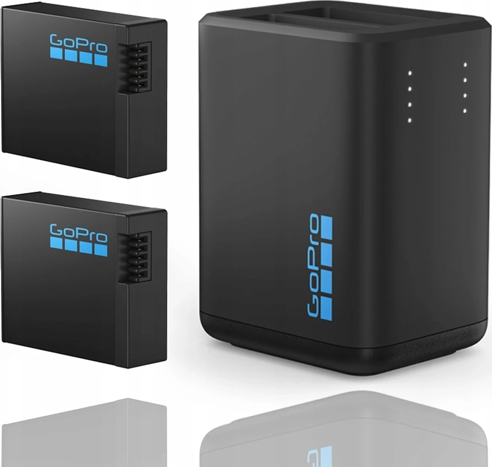 GOPRO DUAL BATTERY CHARGER HERO13 Juodas