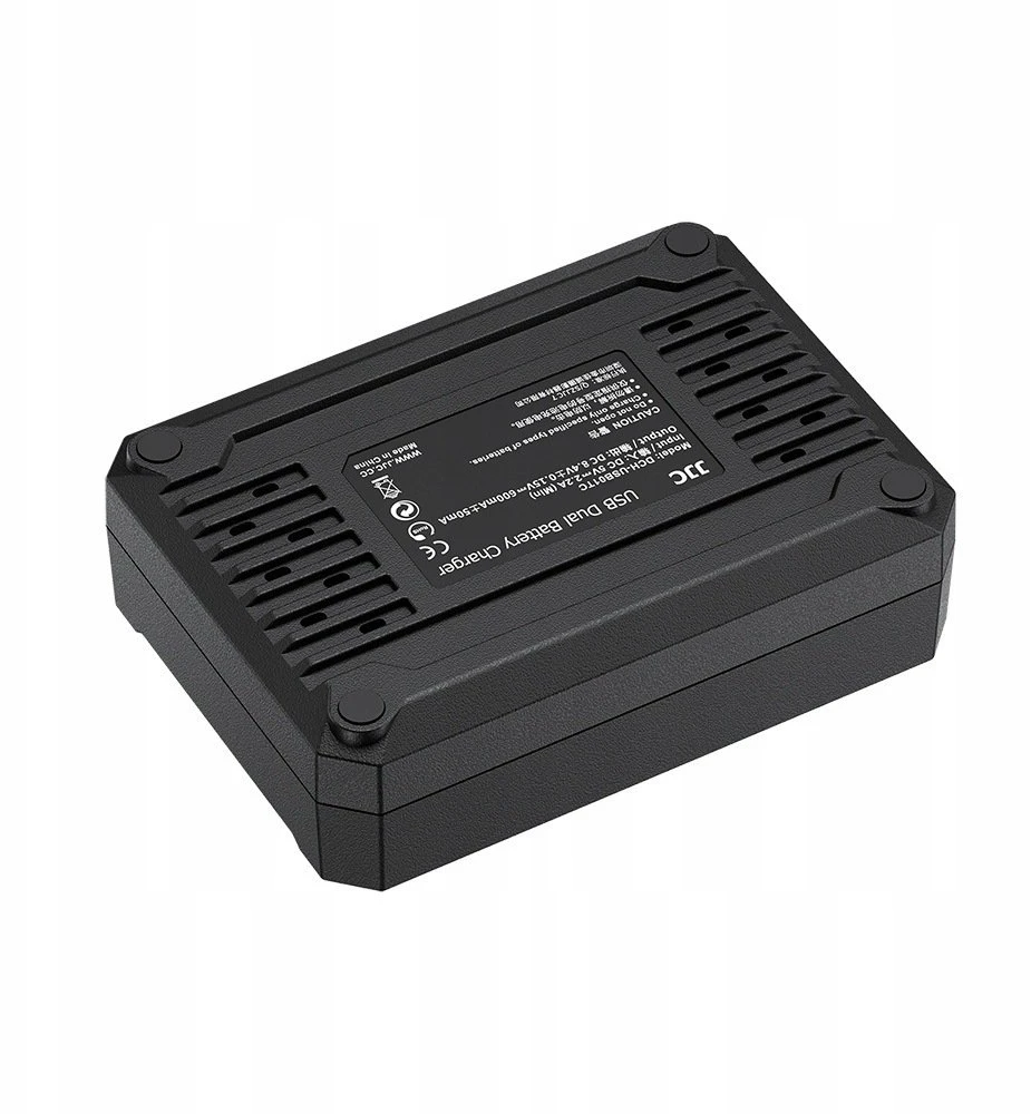 Fotoaparato įkroviklis JJC Dvigubas USB-C USB įkroviklis 2x Panasonic Dmw-blg10 / Ble9 / Dch-blg10tc akumuliatoriui (SB12308)