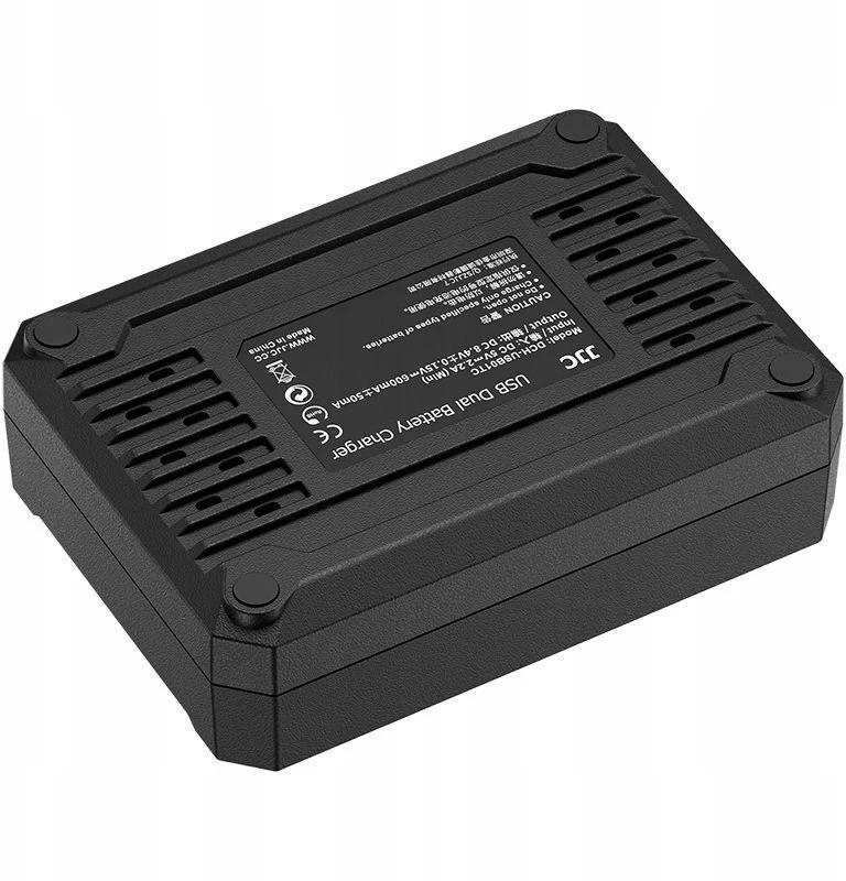 Baterijų Įkroviklis - JJC DCH ENEL14A USB Dual Baterija Charger For Nikon EN EL14/EN EL14A Juodas