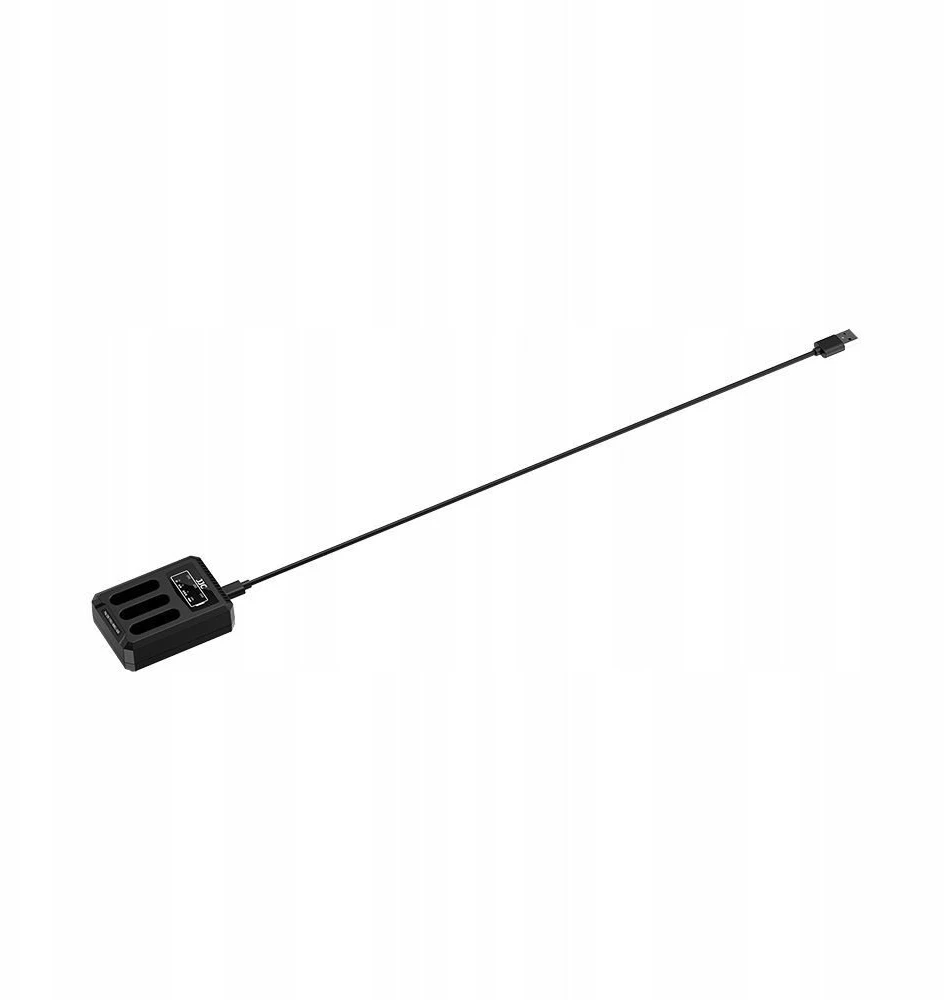 Įkroviklis do aparatu JJC Potrójna Įkroviklis USB Na 3x Akumuliatorius Ricoh Db-110 Olympus Li-90b Li-92b / Dch-110tc (SB12254)