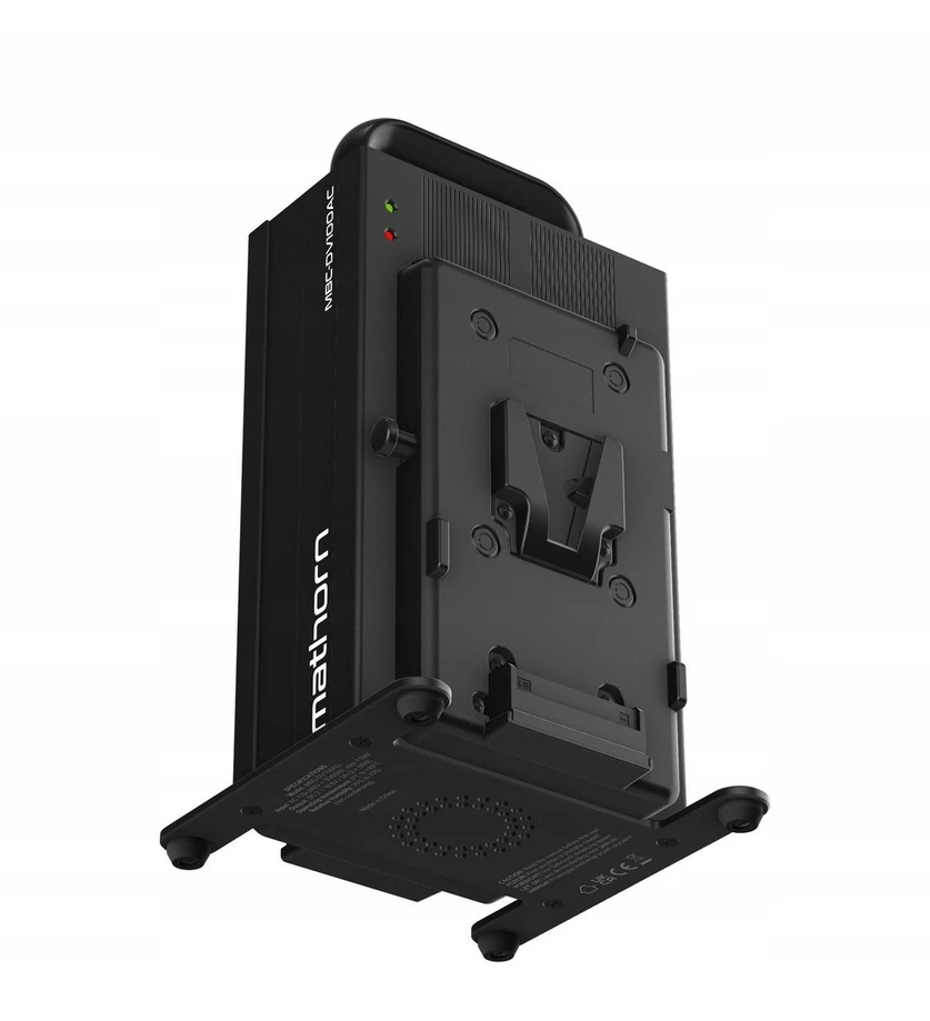 Mathorn fotoaparato įkroviklis Dviejų kanalų V-mount MBC-DV100AC 16.8V 3A 2x50W ES versija