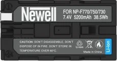 Dviejų kanalų įkroviklis ir NP-F770 baterija Newell DL-USB-C skirta Sony