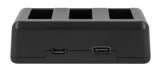 Įkroviklis - Newell SDC-USB Trijų Kanalų Įkroviklis BCX204 Baterijoms Juodas