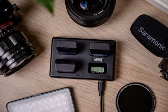 „Newell TT-USB-C“ trijų kanalų įkroviklis, skirtas „NP-FW50“ ir „Sony“ įkrovikliams