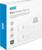 Dviejų kanalų įkroviklio rinkinys ir dvi LP-E6N įkraunamos baterijos Newell DL-USB-C, skirtos Canon