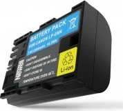 Dviejų kanalų įkroviklio rinkinys ir dvi LP-E6N įkraunamos baterijos Newell DL-USB-C, skirtos Canon