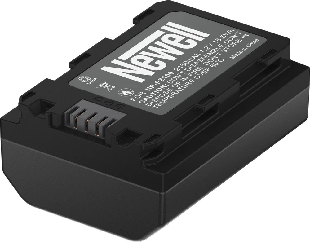 Dviejų kanalų įkroviklio rinkinys ir dvi NP-FZ100 baterijos Newell DL-USB-C, skirtos Sony