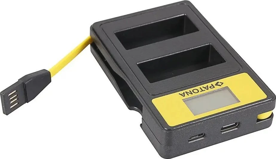 Įkroviklis do aparatu Patona 141655 kroviklis akumulatorów Akumuliatorius aparatu cyfrowego USB