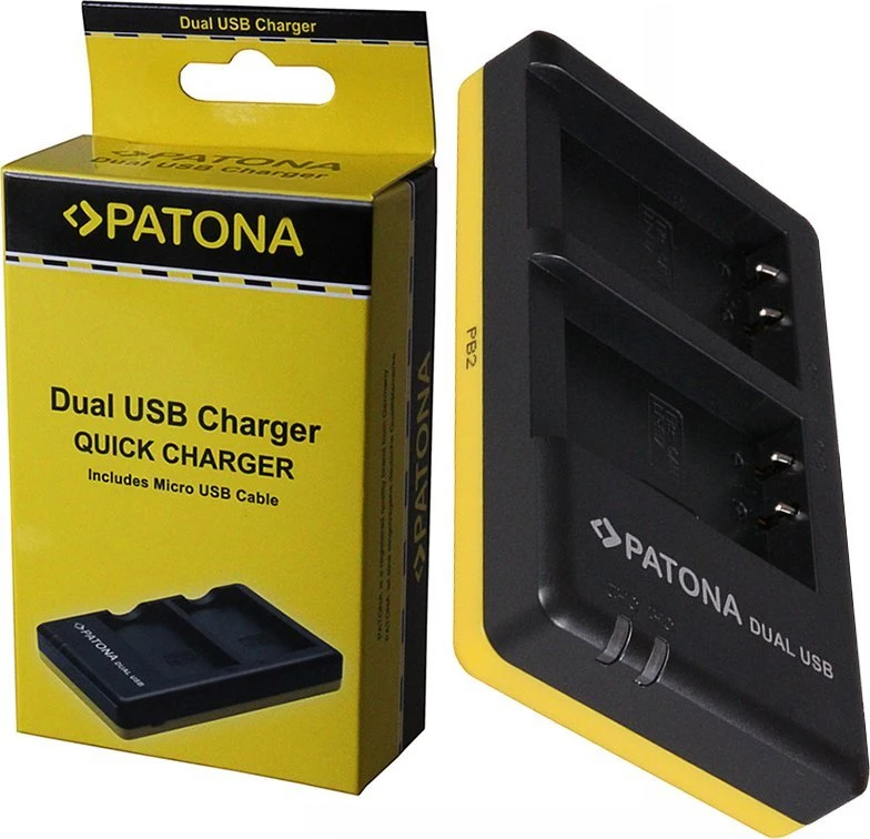 Įkroviklis do aparatu Patona PATONA 01953 kroviklis akumulatorów Akumuliatorius aparatu cyfrowego USB