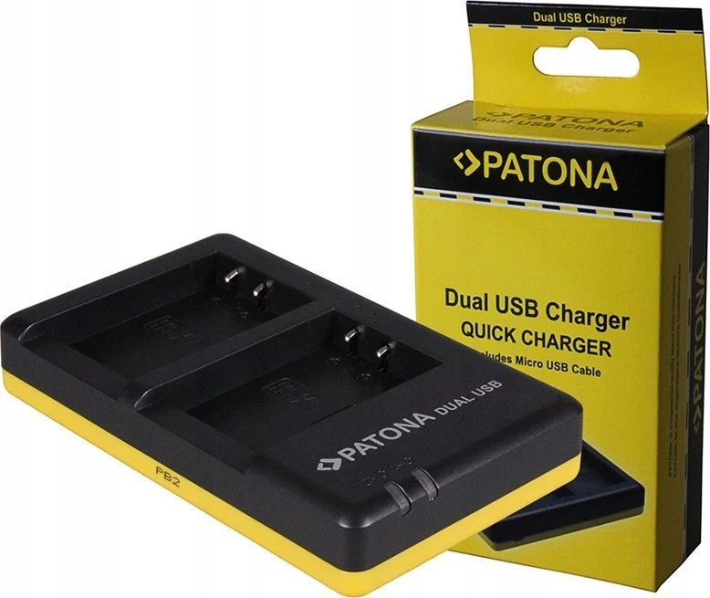 Įkroviklis do aparatu Patona PATONA 01953 kroviklis akumulatorów Akumuliatorius aparatu cyfrowego USB