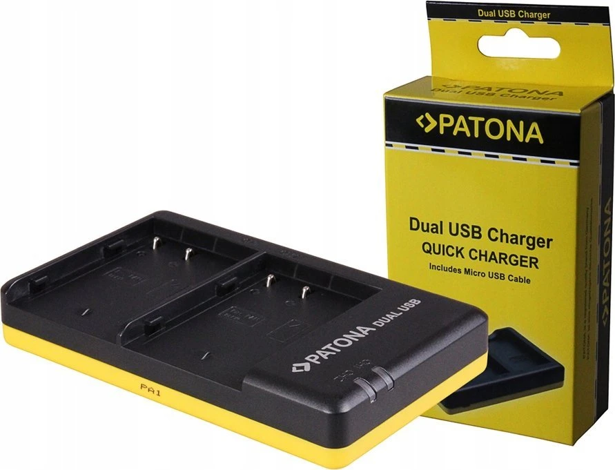 Įkroviklis do aparatu Patona PATONA 01953 kroviklis akumulatorów Akumuliatorius aparatu cyfrowego USB
