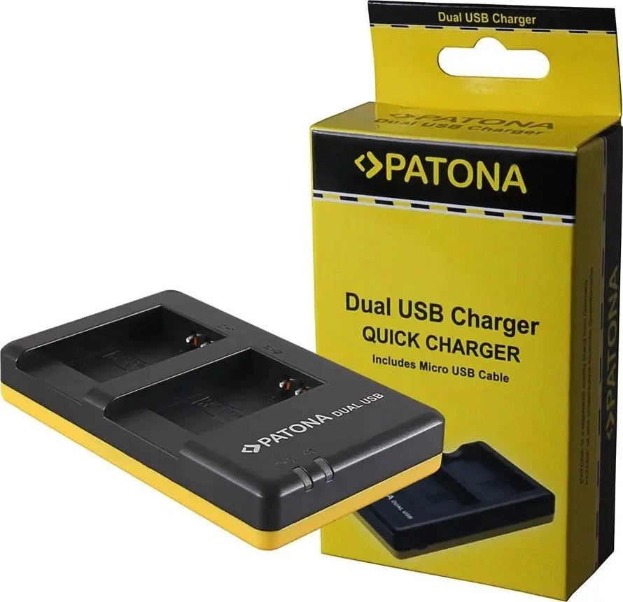 Įkroviklis do aparatu Patona PATONA 1917 kroviklis akumulatorów Akumuliatorius aparatu cyfrowego USB