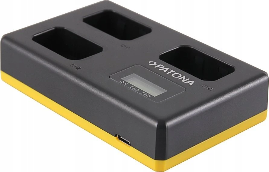 Įkroviklis do aparatu Patona PATONA 1924 kroviklis akumulatorów Akumuliatorius aparatu cyfrowego USB