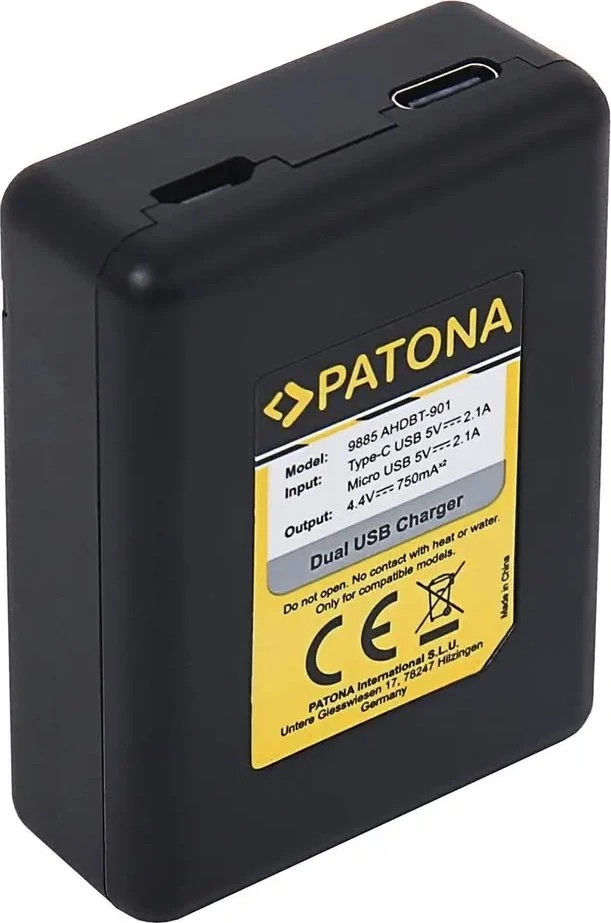 Įkroviklis do aparatu Patona PATONA 9885 kroviklis akumulatorów Akumuliatorius kamery USB