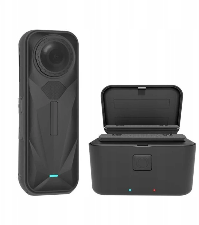 Įkroviklis do aparatu Puluz Įkroviklis Usb Na 2x Akumuliatorius Bateria Do Insta360 X5 Insta 360 X 5 Puluz / Pu765b