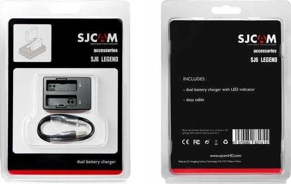 SJCAM SJ9/SJ10/SJ4000X charger juodas
