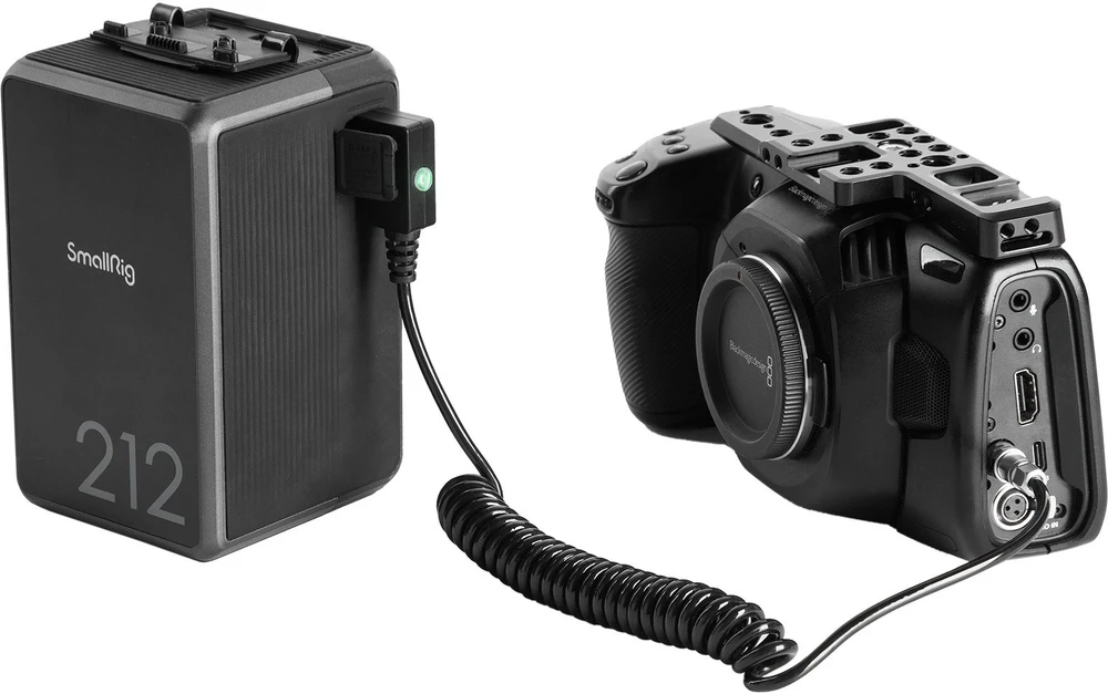 „SmallRig 4761 D-TAP“ į BMPCC 4K / 6K maitinimo kabelis