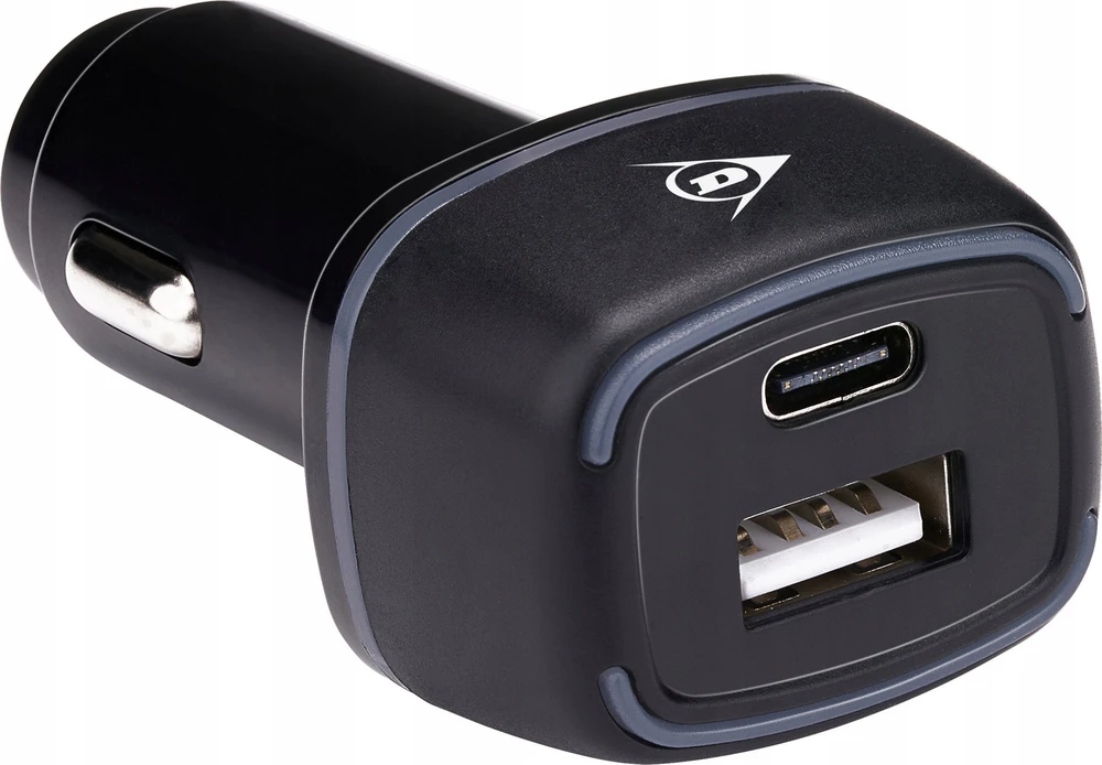 Dunlop Automobilinė įkroviklis su USB A ir C